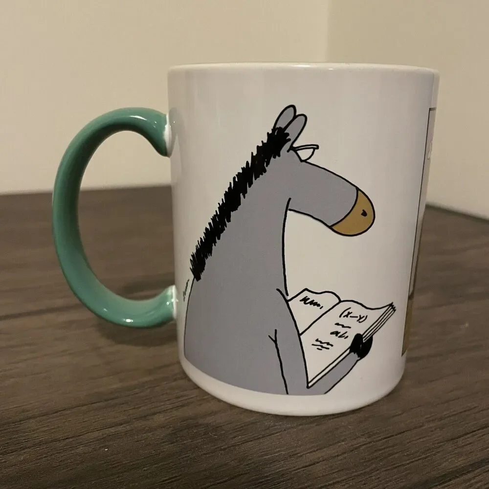 Vintage 1998 The Far Side - Coffee Mug - Dumb‎ Bunny Smart Ass - By Gary Larson